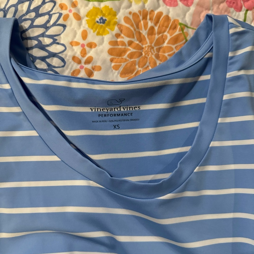 Xs WOMENS vineyard vines performance blue knot dress - Picture 2 of 3